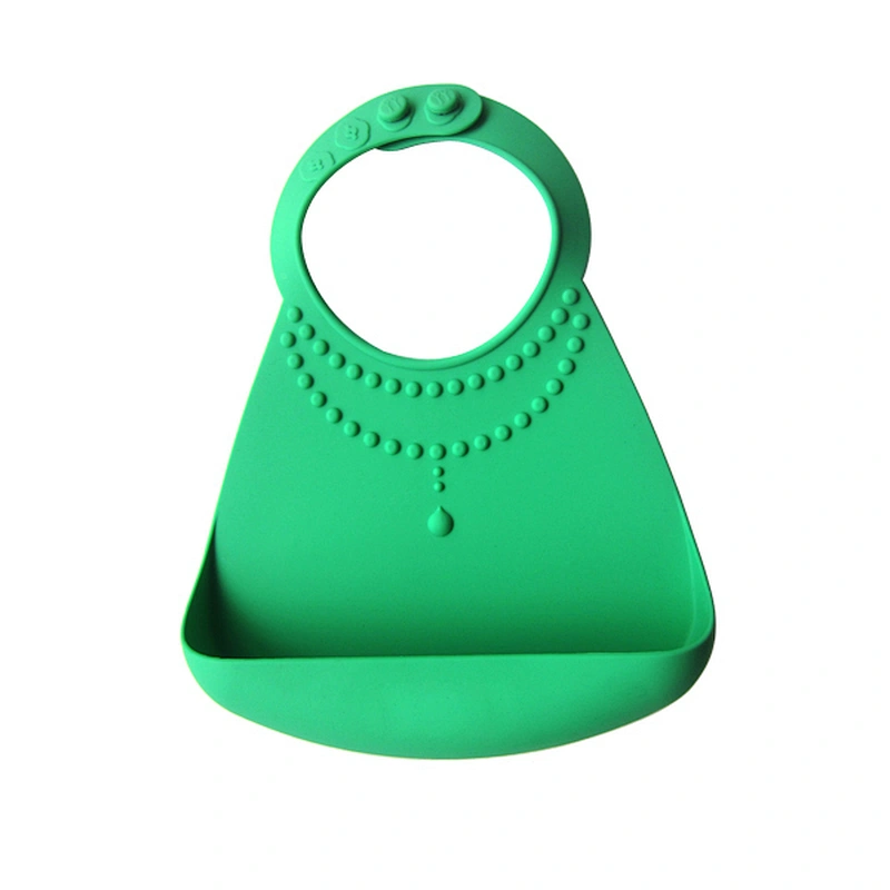 FDA Silicone Baby Bib Holder Snap Bib Sublimation