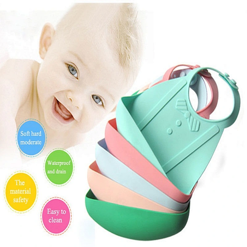 New products  waterproof silicone bandana blank baby bibs wholesale silicone baby bibs