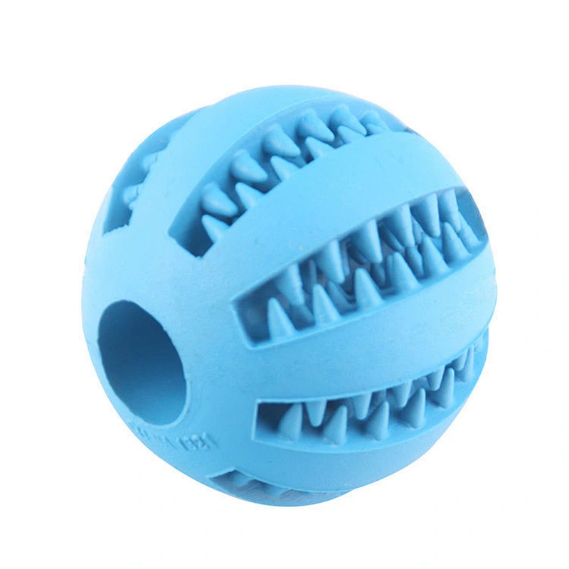 Soft Natural Bite Silicone Toys Ball for Dog Durable Strong Teeth Chewing Toy