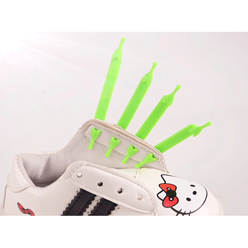 2019 Hot Sale Colorful no tie Outdoor Sports Children Silicone Shoelace