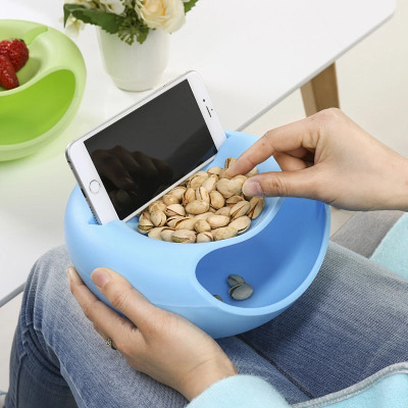Smiley Bowl Dry Fruit Melon Seeds Candy Garbage Holder Jewelry Cosmetic Tableware Storage Box Perfect For Seeds Nuts And D