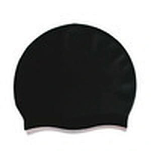 Silicone Solid rubber Swim Cap for summer swimming