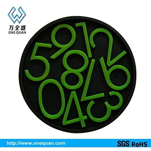 Silicone tea & coffee cup mat personalized silicone cup mats pads