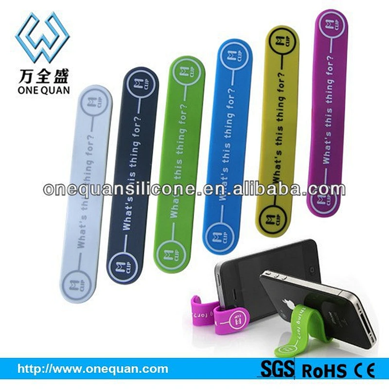 Multifunction M clips Silicone Magnetic Mobile Phone Stand Holder Earphone Cable Tie