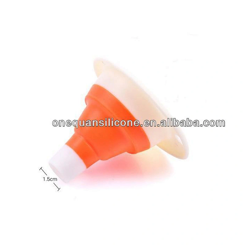 Custom FDA silicone funnel collapsible silicone funnel silicone rubber funnel