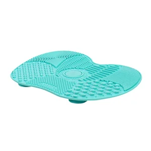 2020 Portable Cosmetic Brush Cleaning Mat Silicone Brush Makeup Cleaner