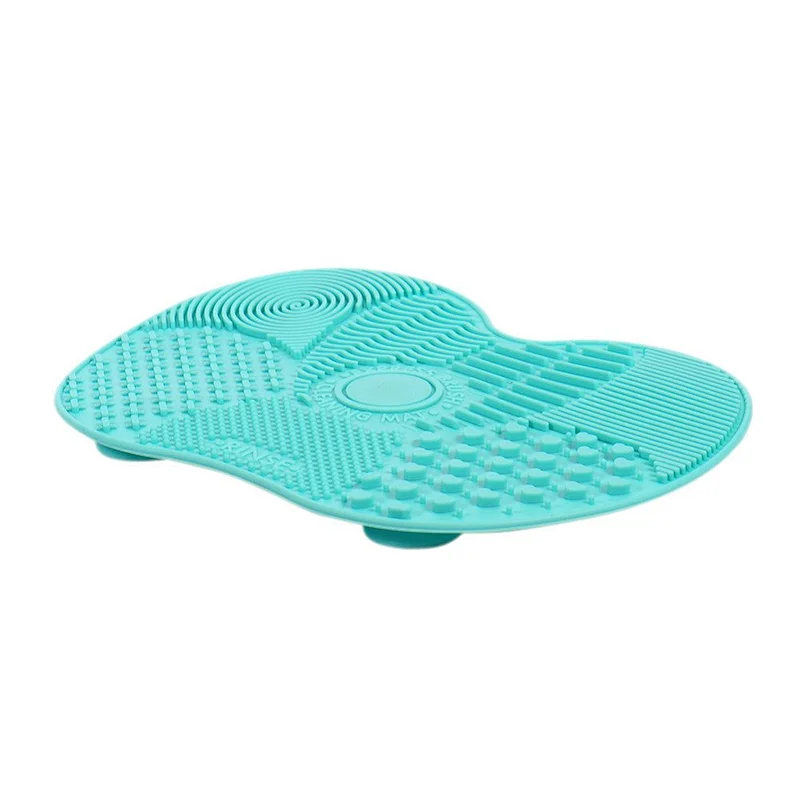 2020 Portable Cosmetic Brush Cleaning Mat Silicone Brush Makeup Cleaner