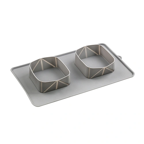 New Custom Silicone Folding Eco-friendly Collapsible Dog Bowl  Feeder