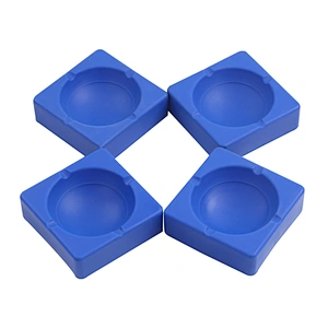 Heat resistant wholesale custom  silicone ashtray custom shape