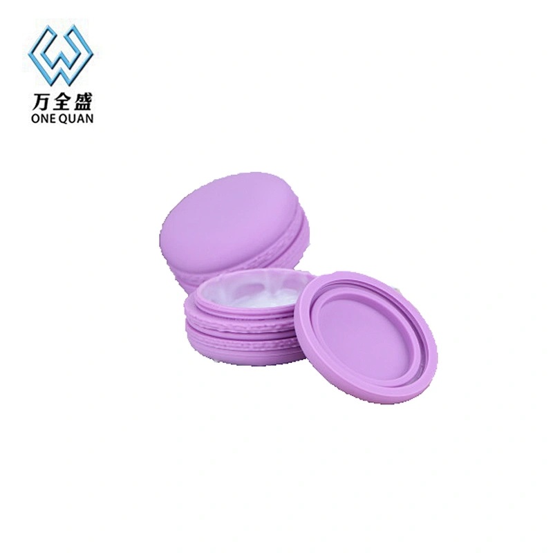 20ML Macaron Shape Silicone Cosmetic Container With Sealed Lids
