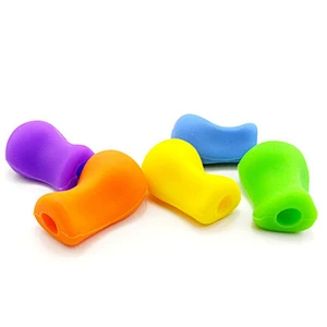 2015 hotsale new rubber pencil grip 23*15mm silicone pen holder