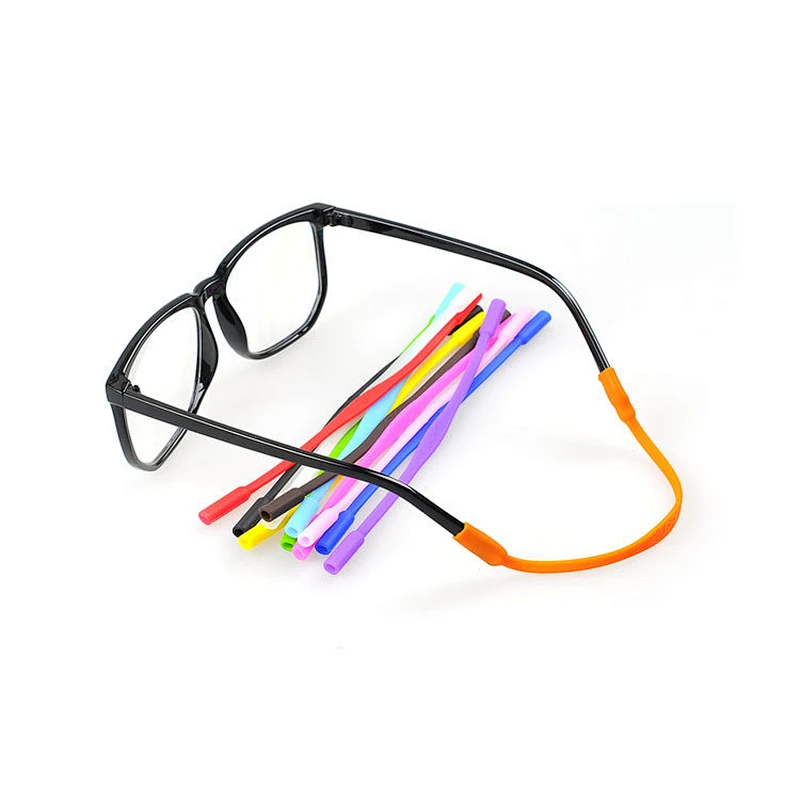 Flexible Sport Silicone Glasses Cord Clear Silicone cCord