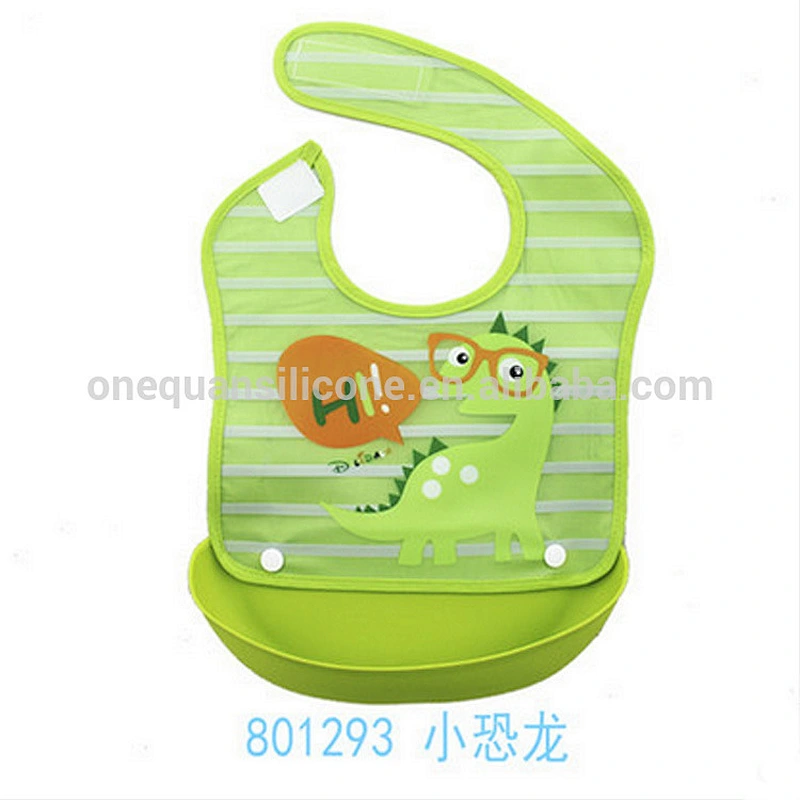 Wholesale Baby Bib Waterproof Silicone Girl Boy Waterproof Bib