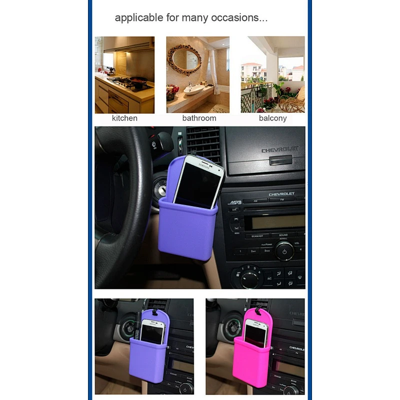 Silicone storage bag for kitchen bathroom car use