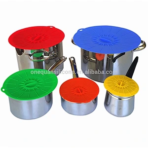 High Quality Anti-dust Silicone Cup Cover Coffee Suction Seal Lid Cap Silicone Cover For Food