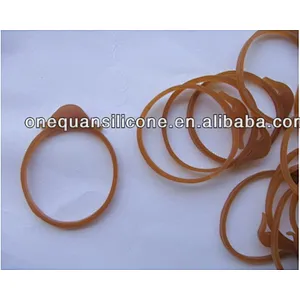 cheap durable anchor shape brown rubber band