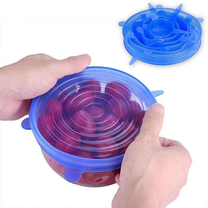 Manufactory direct wax silicone container food seal lids standard stretch with long life