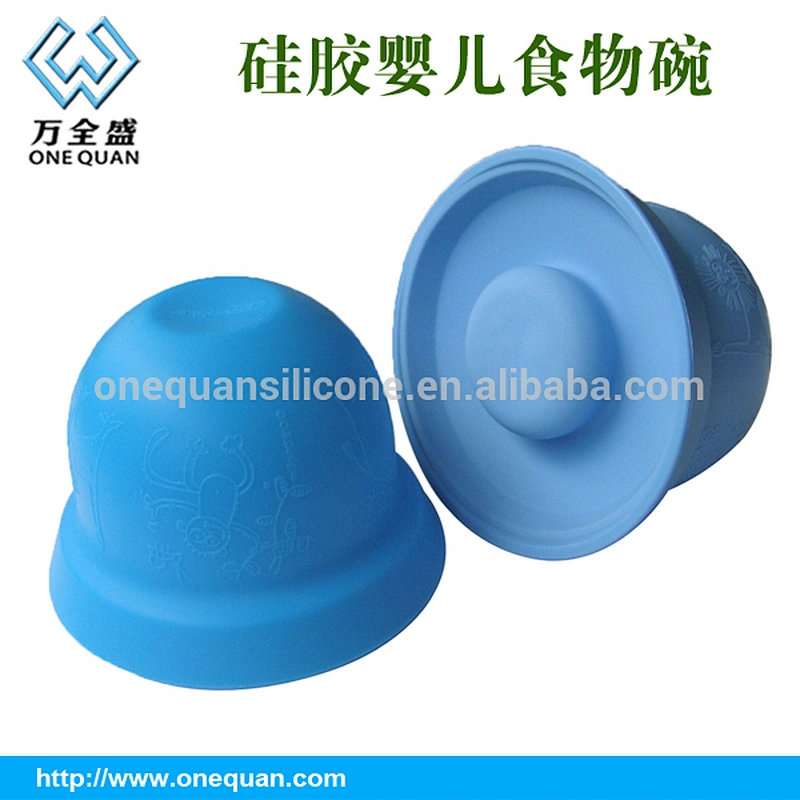 China manufacturer silicone suction baby bowl set