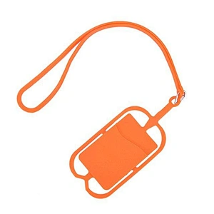 Custom Silicon Wallet Cell Phone Card Holder Case for Credit Card