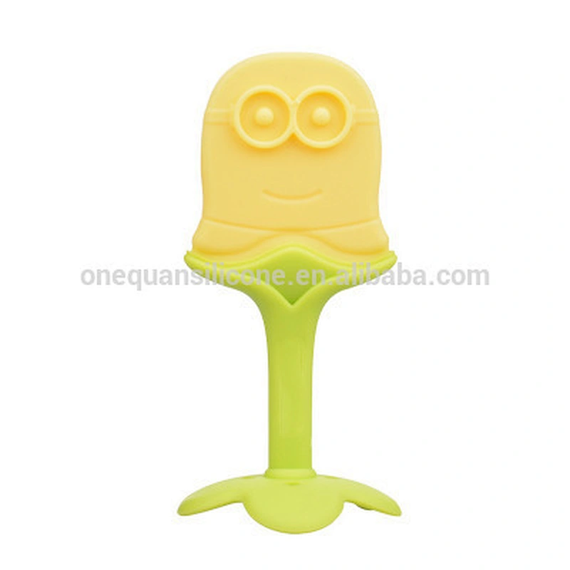 Best Baby Teether Massage Silicone Baby Teether Baby Teething Toys, Soft Silicone Natural BPA Free Fruit Teethers Set with Pacif