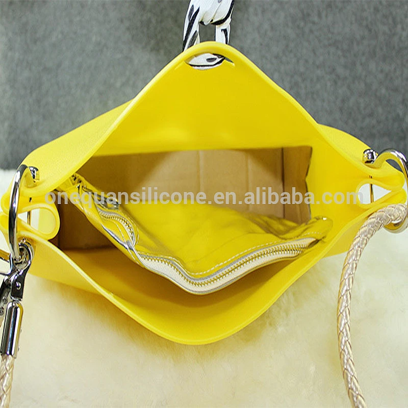 Silicone Beach Bag Rubber Durable Beach Tote Bag, Fashion Women Beach Bag