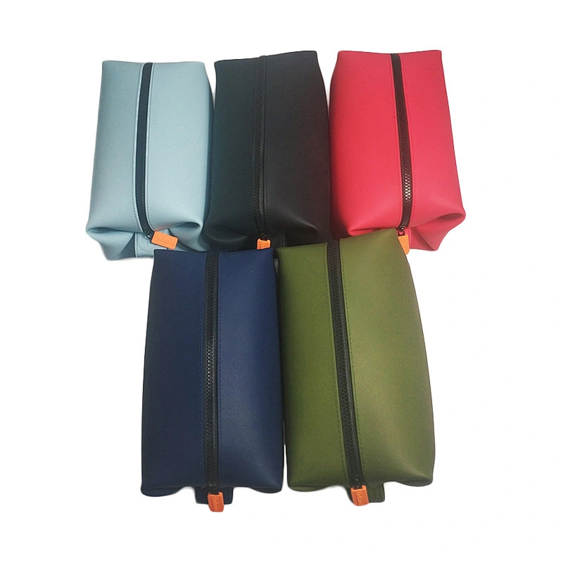 Hot Selling Custom Toiletry Bag Men Cosmetic Silicone Pencil Case