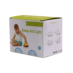 Color Changing LED Night Light for Kids Silicone Car Lamp with Touch Sensor