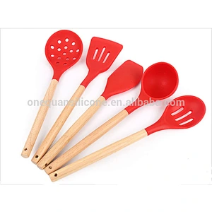Heat Resistant Kitchen ware /purple kitchen canister set/cooking utensil set