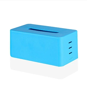 Factory Hotel Supply Cheap Silicone Tissue Square Box For Hotel And Restaurant