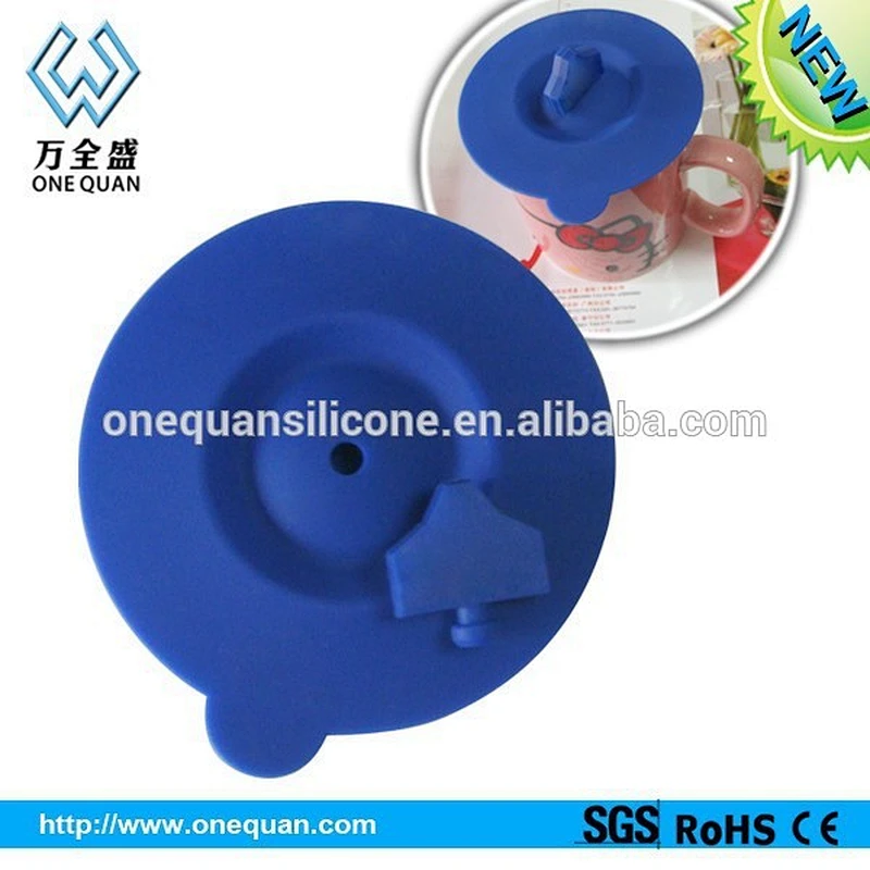 professional factory silicone cup cover, plastic cup with cover