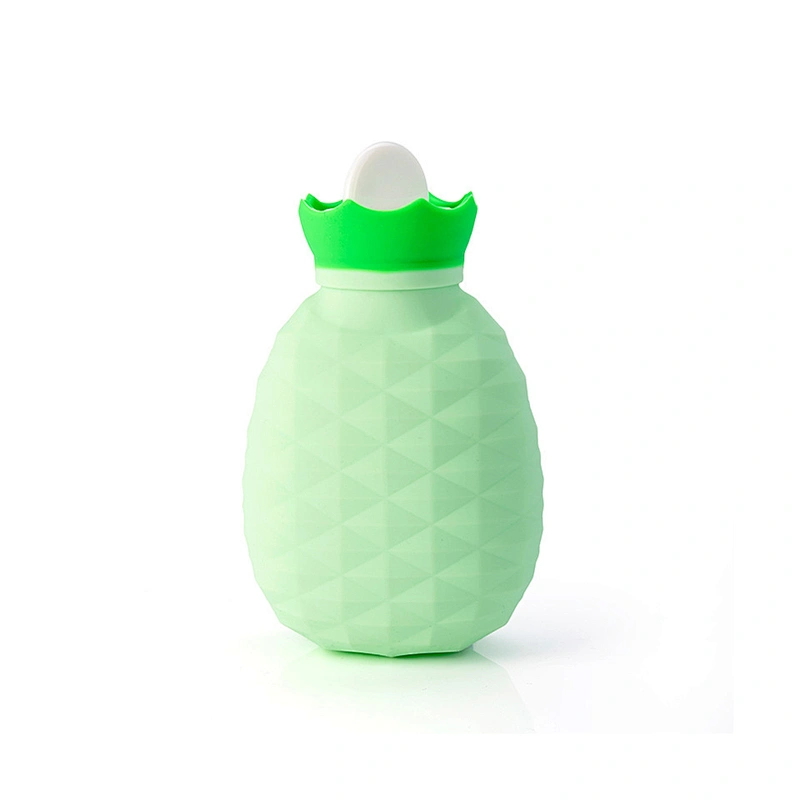 Hot Water Bottle Hot Water Bag Water Injection Pineapple Shape Heating Bag 200ML Coldproof Winter Warming Hand Explosion-Proof