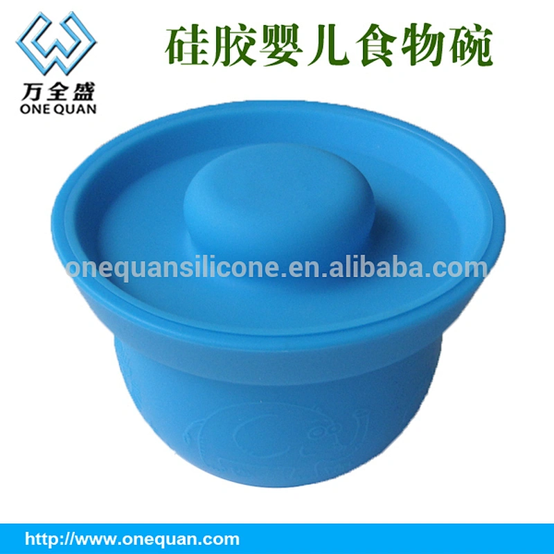 China manufacturer silicone suction baby bowl set