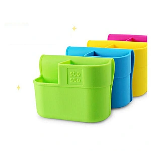 Hanging Bathroom silicone sundries collect box