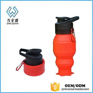 530ml silicone water bottle