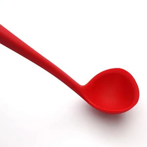 Long handle eco friendly different type of silicone spoon