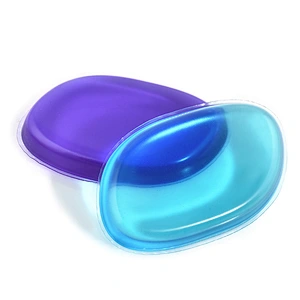 Clear Silicon Gel Puff Makeup Oval Silicone Sponge