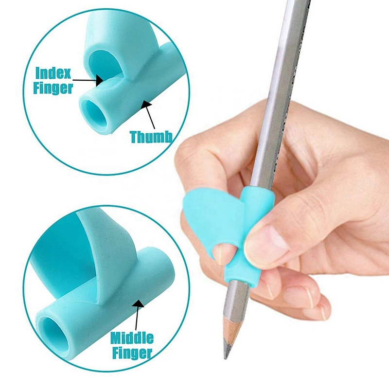 Silicone Pencil Grips for Kids Handwriting for Preschool Pen Pencil Training Grips Writing Aid Pencil Grip