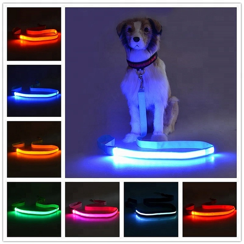 Safety LED Dog Collar USB Rechargeable with Water Resistant Flashing Light