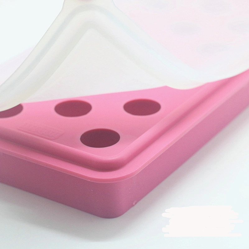 New Top Quality Silicone Ice Ball Mold Maker Ice Tray with Lid for Whiskey Spherical Ice Mold Flow Milk Cake Mold
