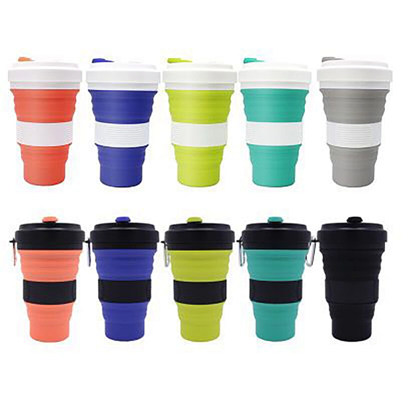 2020 hot new products silicone folding tea mug sports water cup reusable coffee Factory Supplying