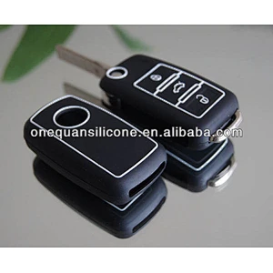 durable rubber car key cover car key remote cover