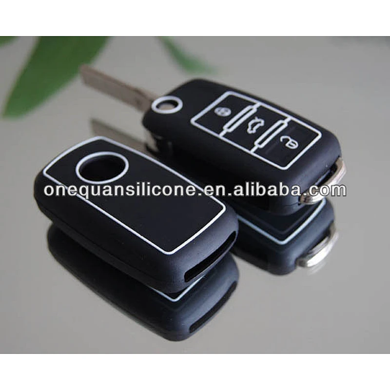 durable rubber car key cover car key remote cover