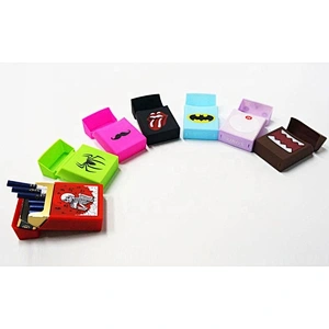 Audited Silicone Factory Direct Sale Rubber Cigarette Case Over Wholesale to US Market Promotional Gift Cigar Box
