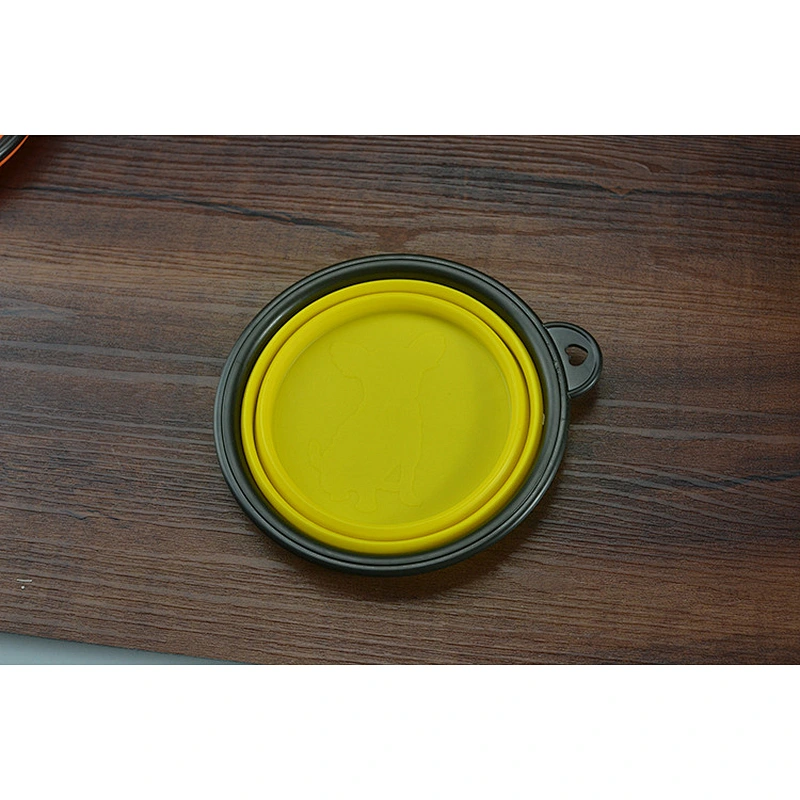 2019 high quality Animal food storage new silicone foldable pet bowl