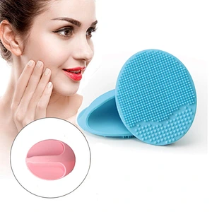 Custom color silicone brush facial cleanser for face cleaning