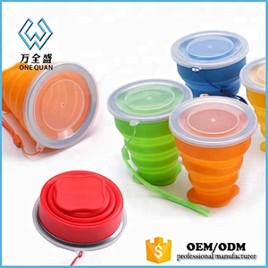 Outdoor Foldable Coffee Cup / Silicone Drinking Cup / Collapsible Travel Mugs