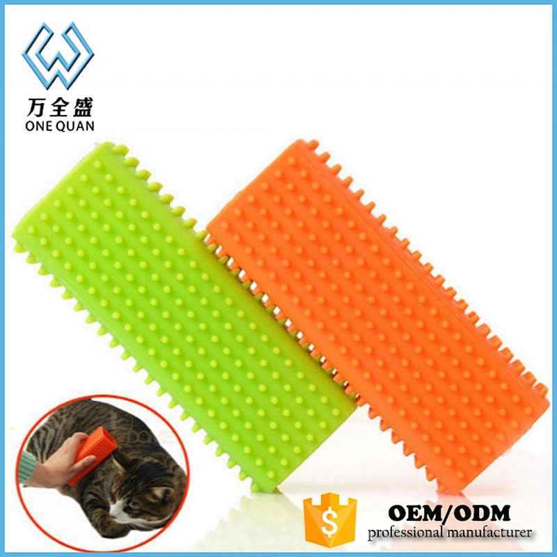 Wholesale Pet Hair Grooming Pet Rubber Brushes
