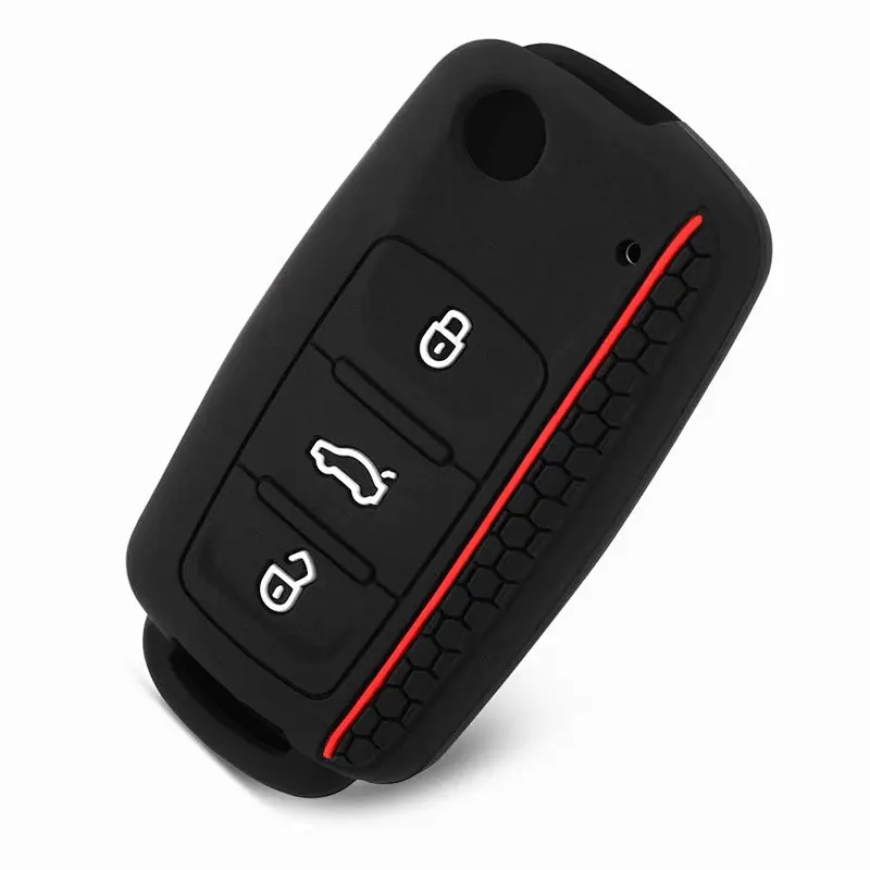 vw remote key case silicone key case/key cover