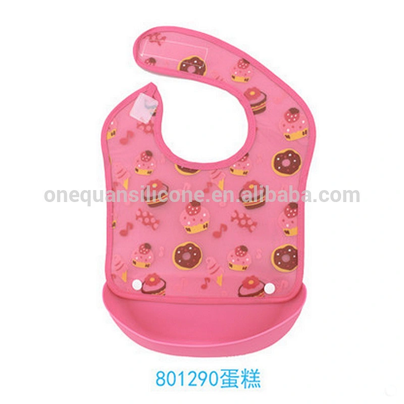 Wholesale Baby Bib Waterproof Silicone Girl Boy Waterproof Bib