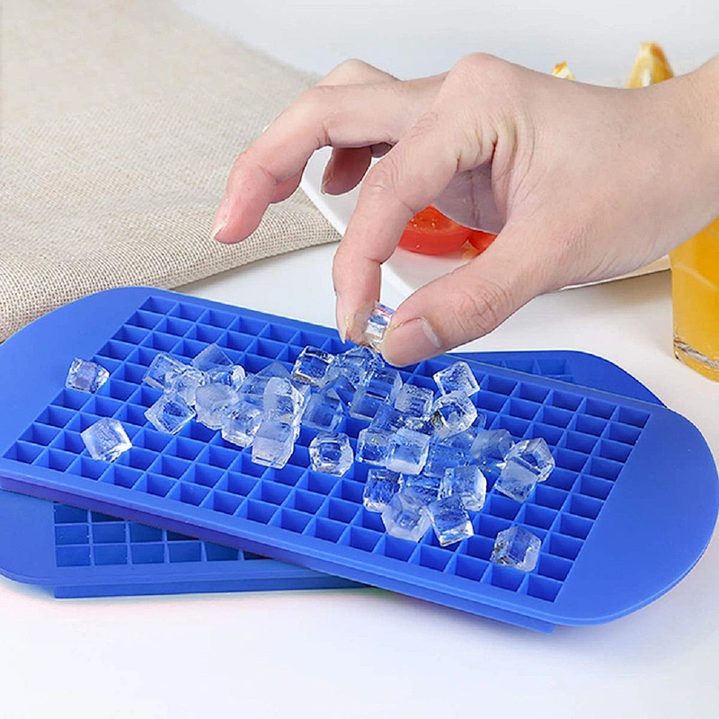 Small silicone ice cube tray portable mixer mold ice cube silicone ice block moulds